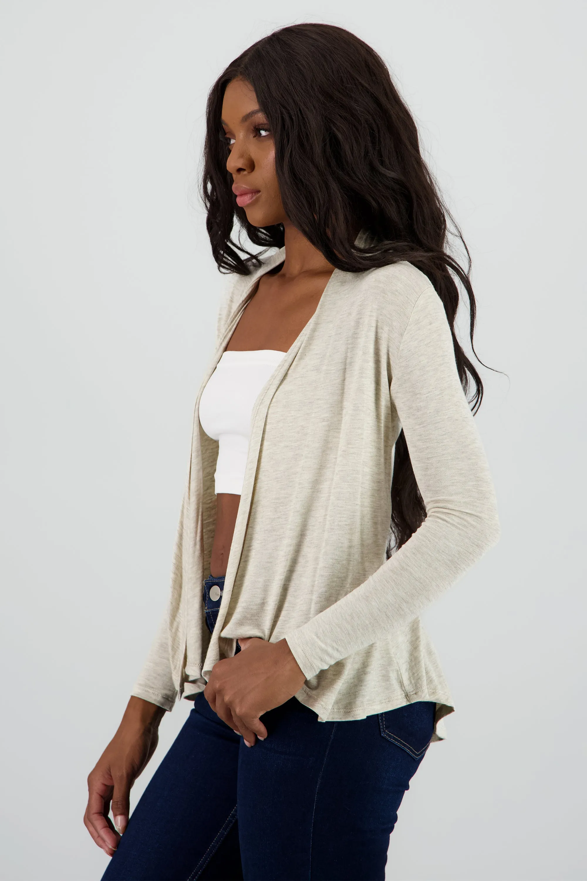 Cárdigan Corto Caída Cascada Manga Larga sold by Shasa product image thumbnail 3