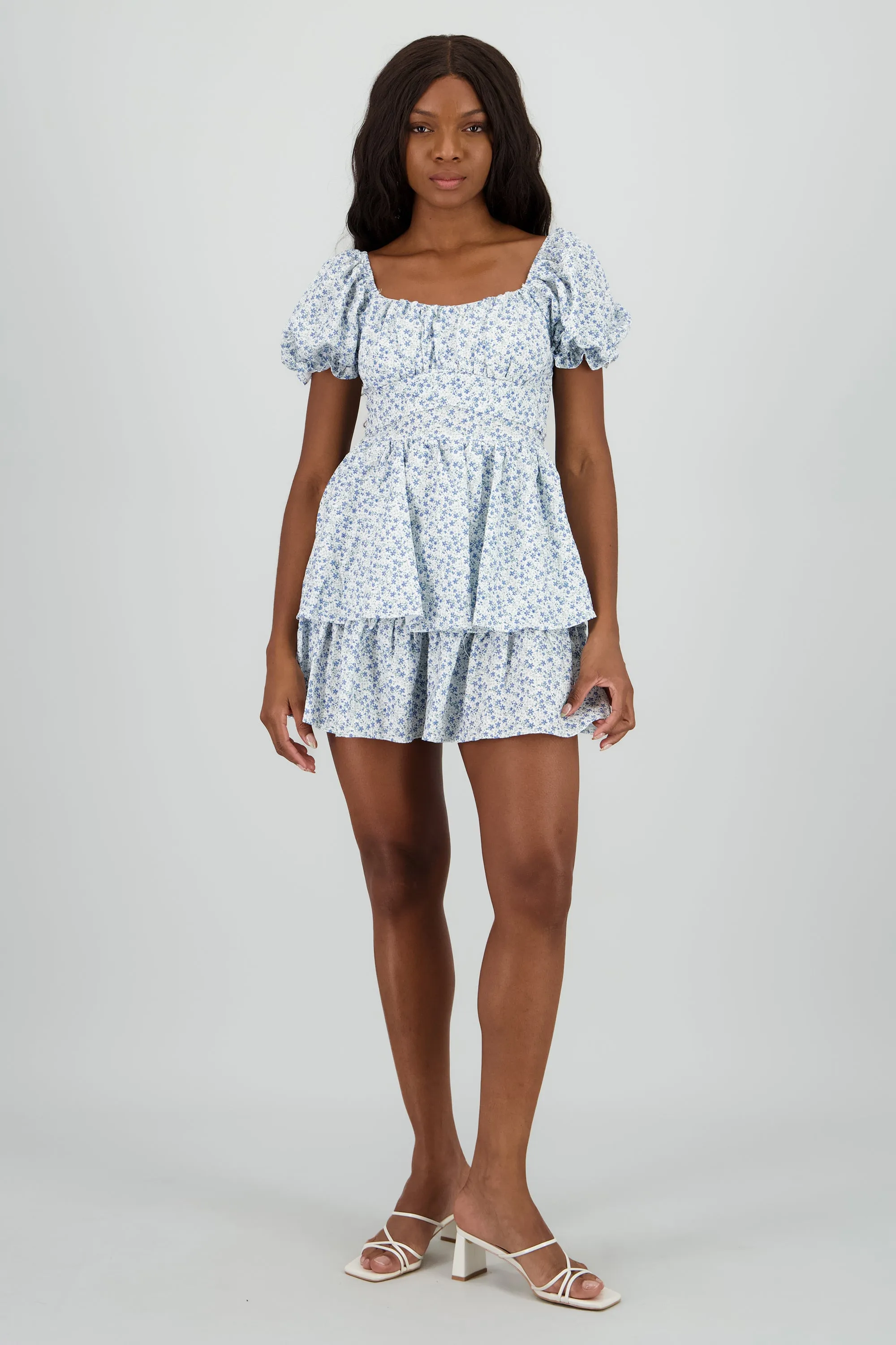 Vestido olanes mini flores sold by Shasa