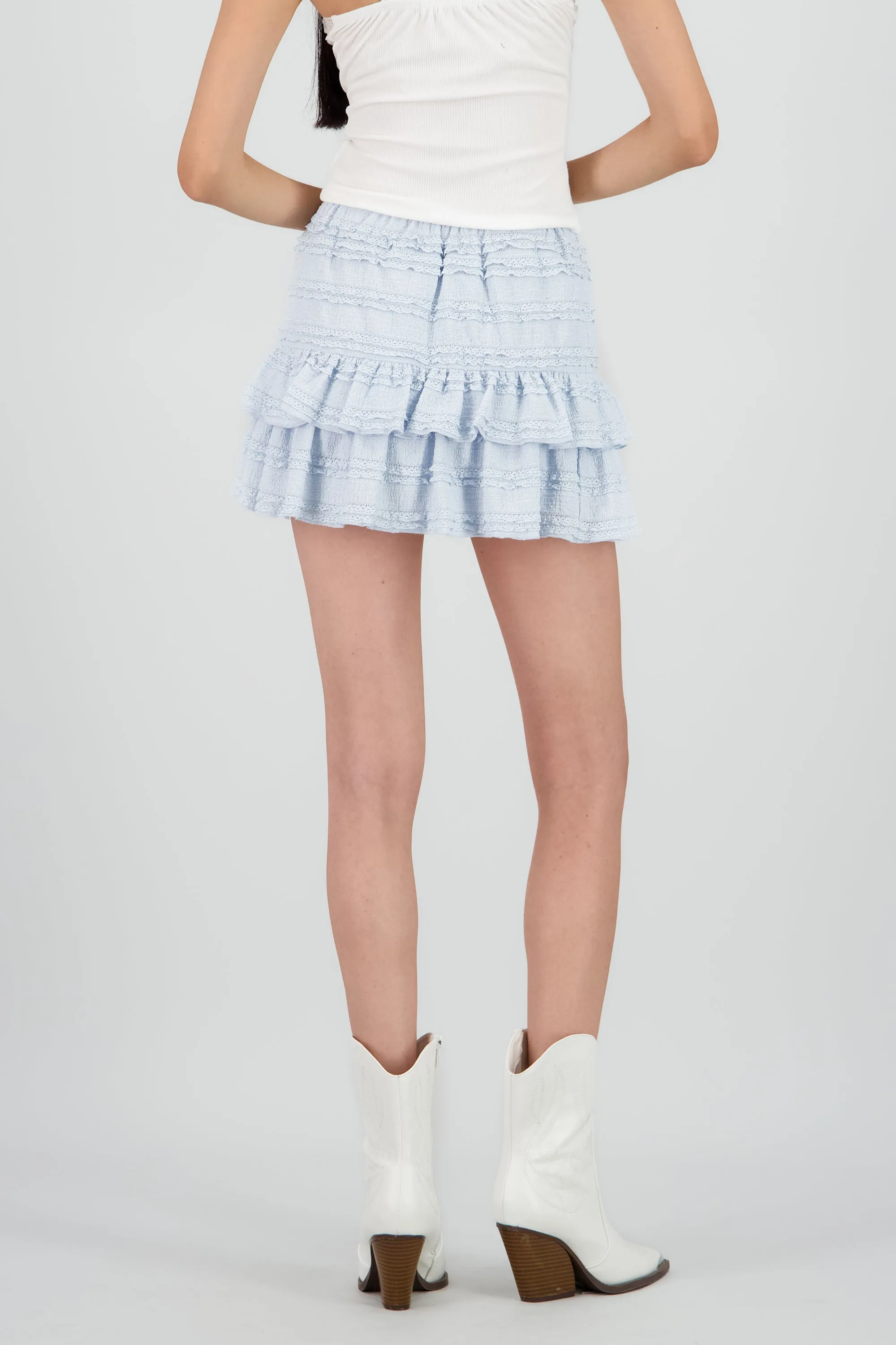 Falda con short de encaje sold by Shasa product image thumbnail 4