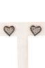 Aretes corazón brillos sold by Shasa