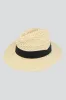 Sombrero tejido fedora con cinta sold by Shasa