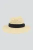 Sombrero tejido fedora con cinta sold by Shasa
