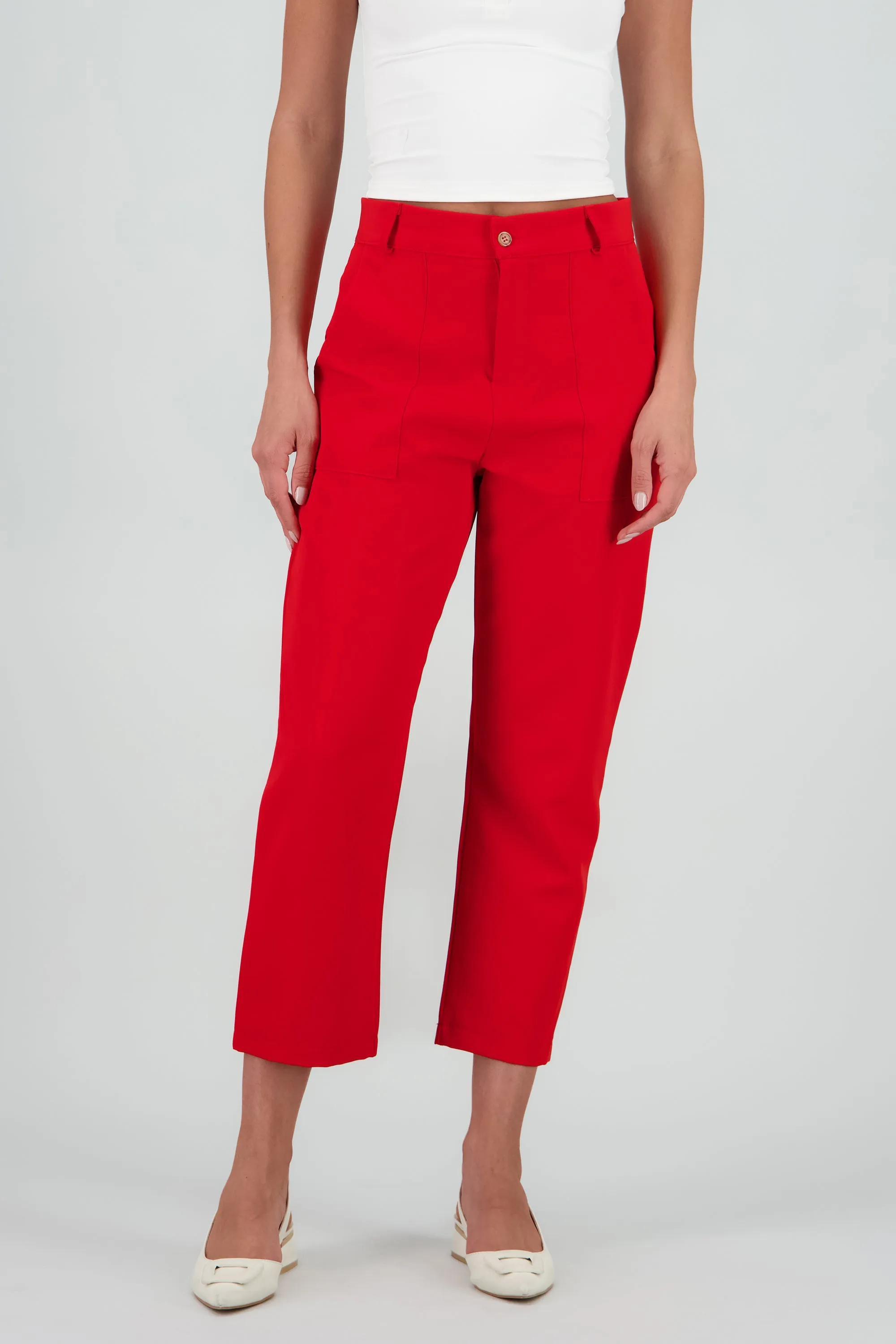 Pantalón Cintura Alta Capri Bolsas sold by Shasa product image thumbnail 2