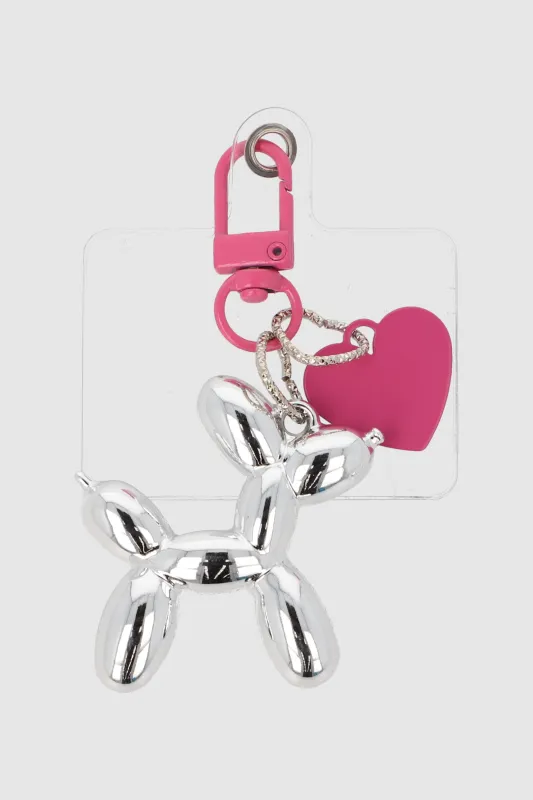 Charm cel perro globo corazon sold by Shasa
