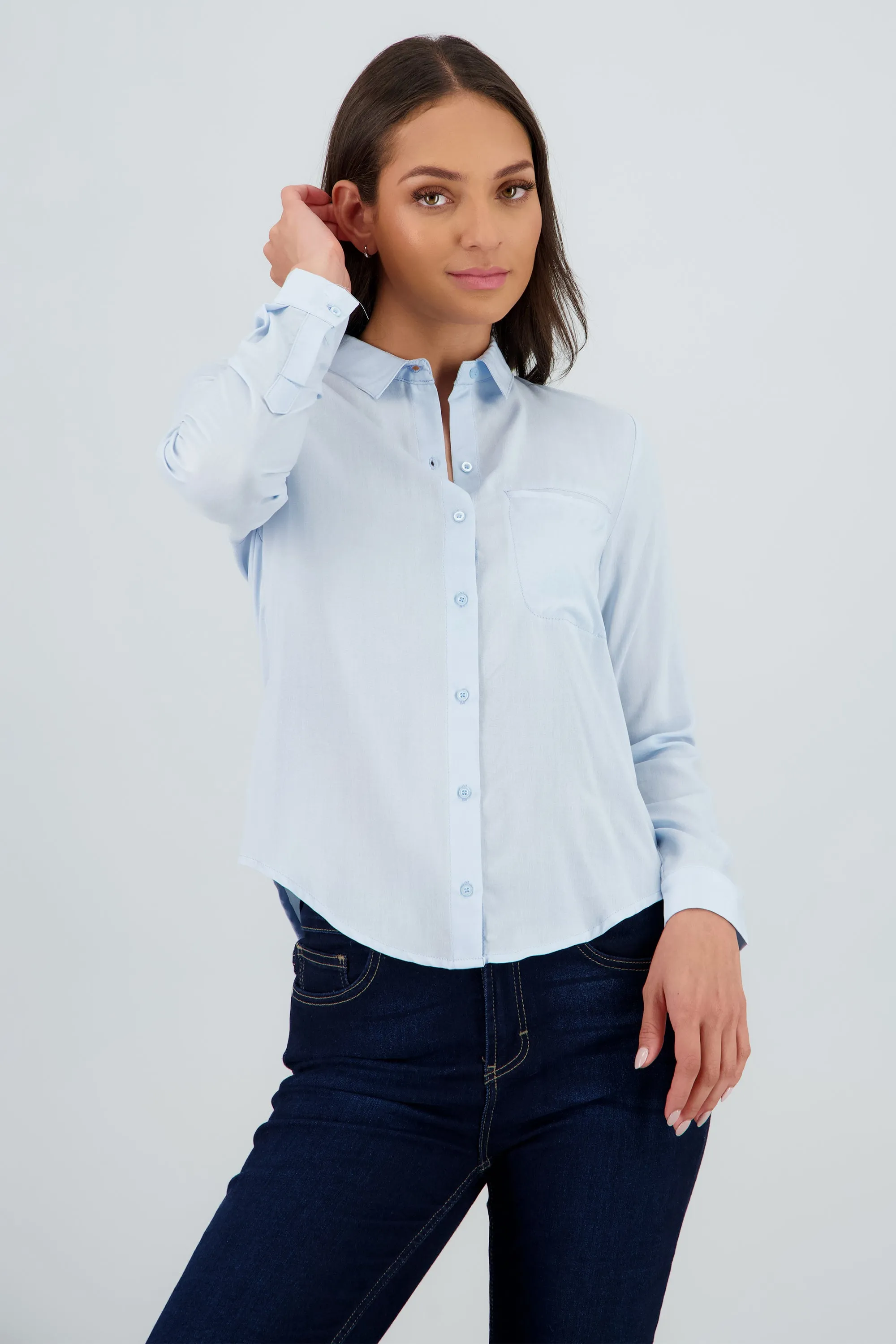 Camisa lisa manga larga sold by Shasa product image thumbnail 2