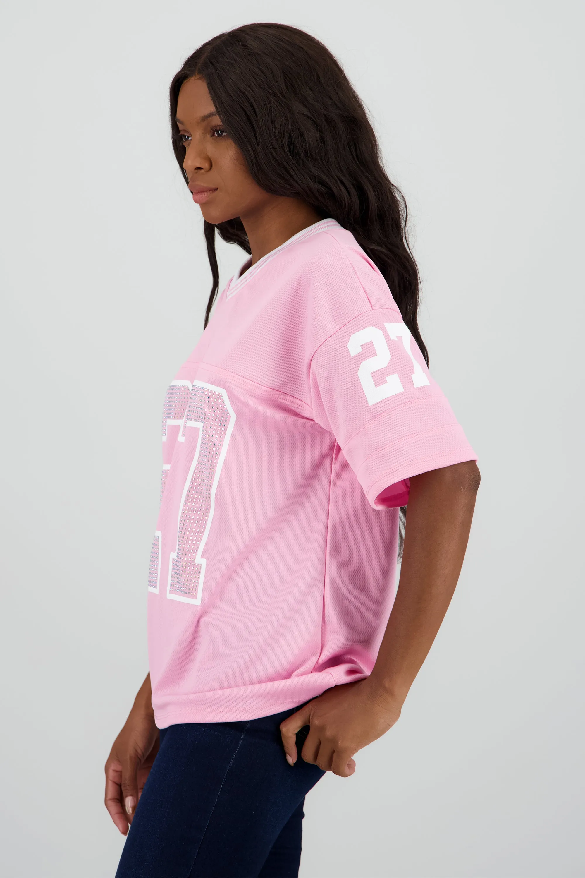 Playera deportiva numero brillos sold by Shasa product image thumbnail 3