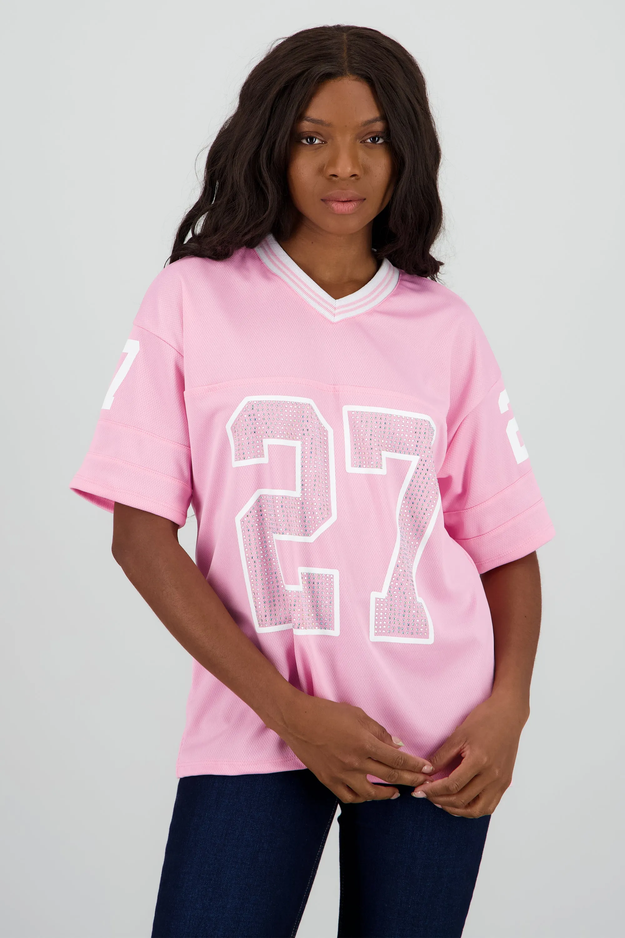 Playera deportiva numero brillos sold by Shasa product image thumbnail 2