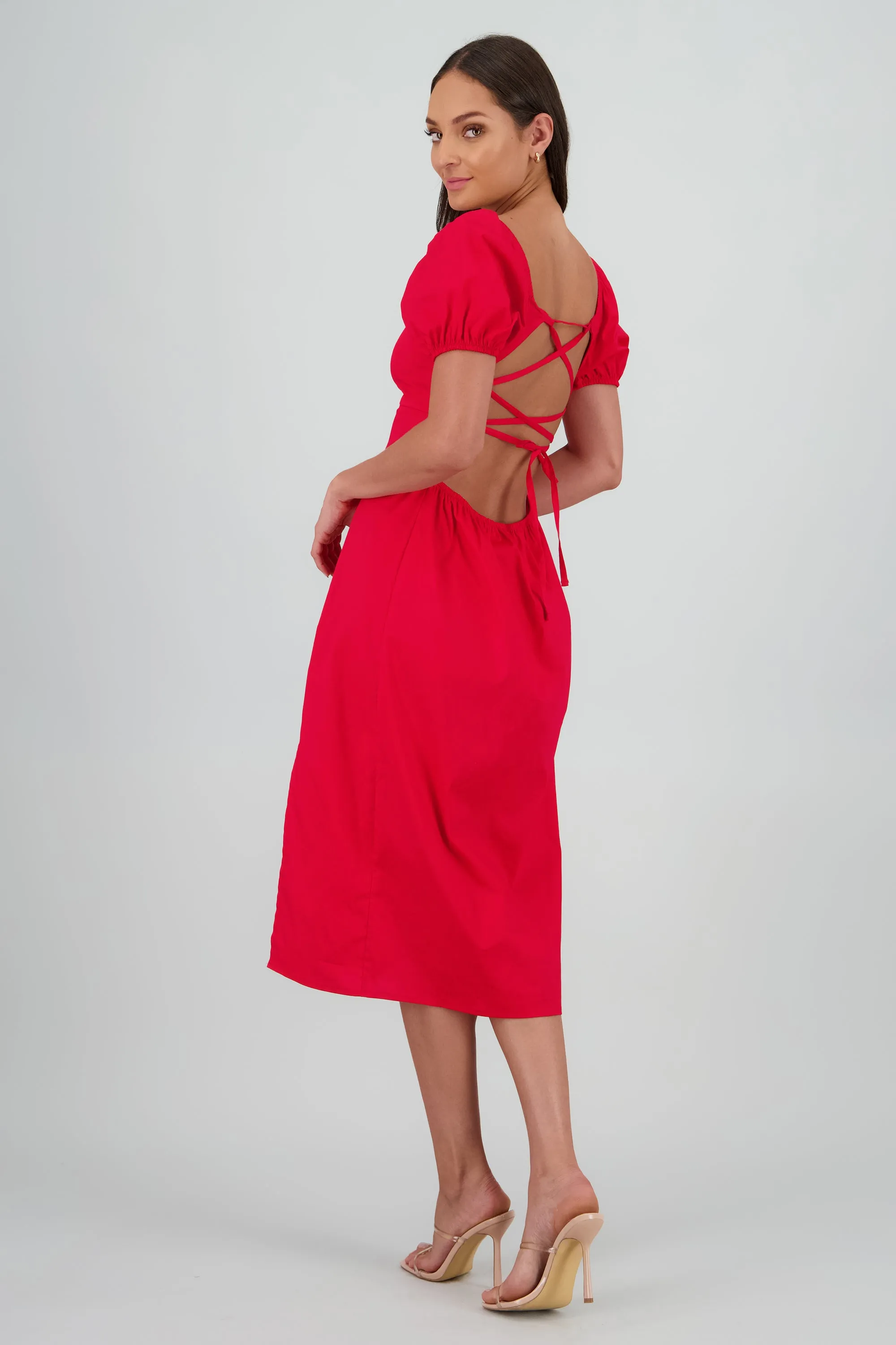 Vestido manga abullonada sold by Shasa