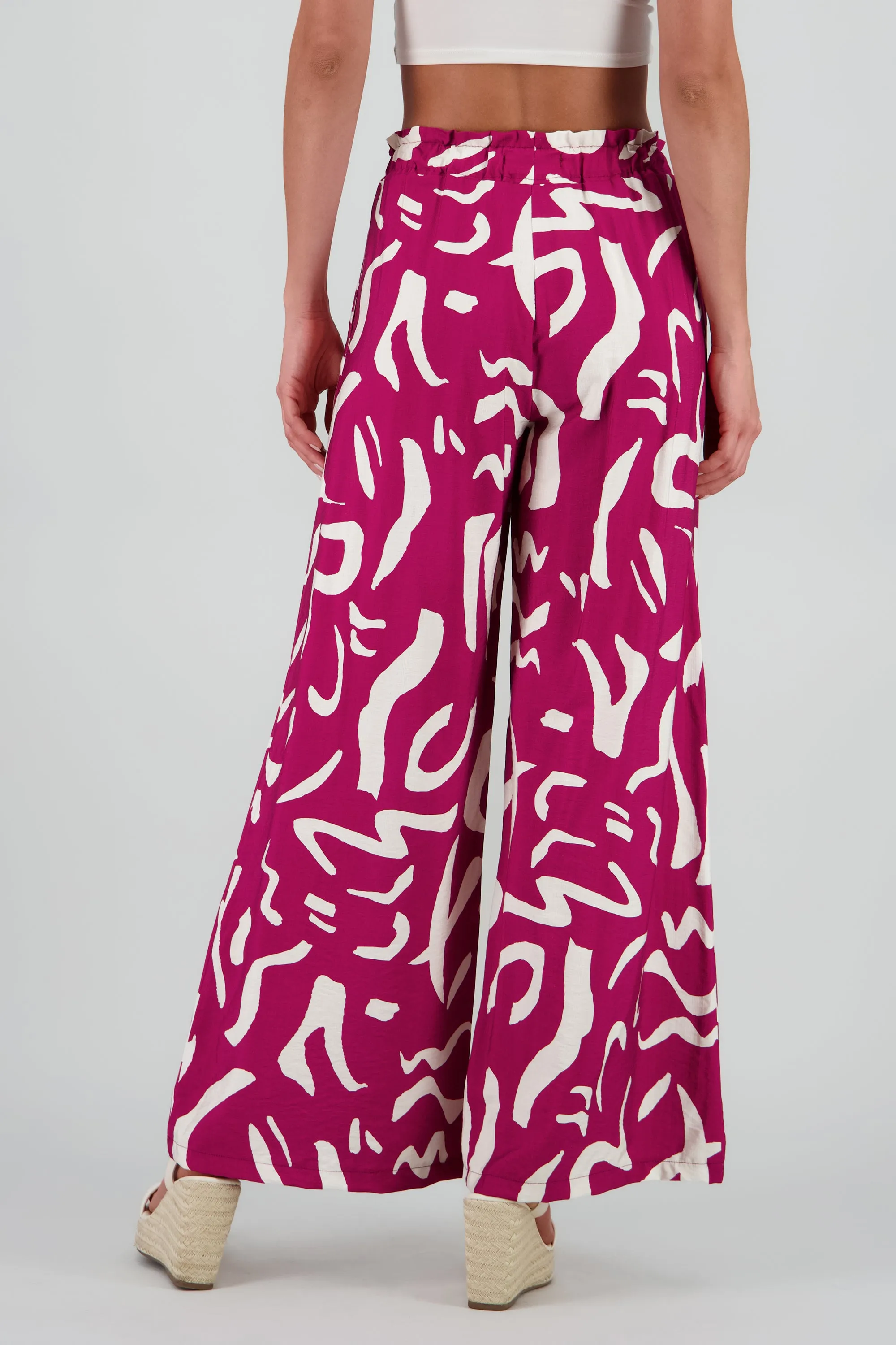 Pantalon amplio detalle resorte estampado sold by Shasa product image thumbnail 4