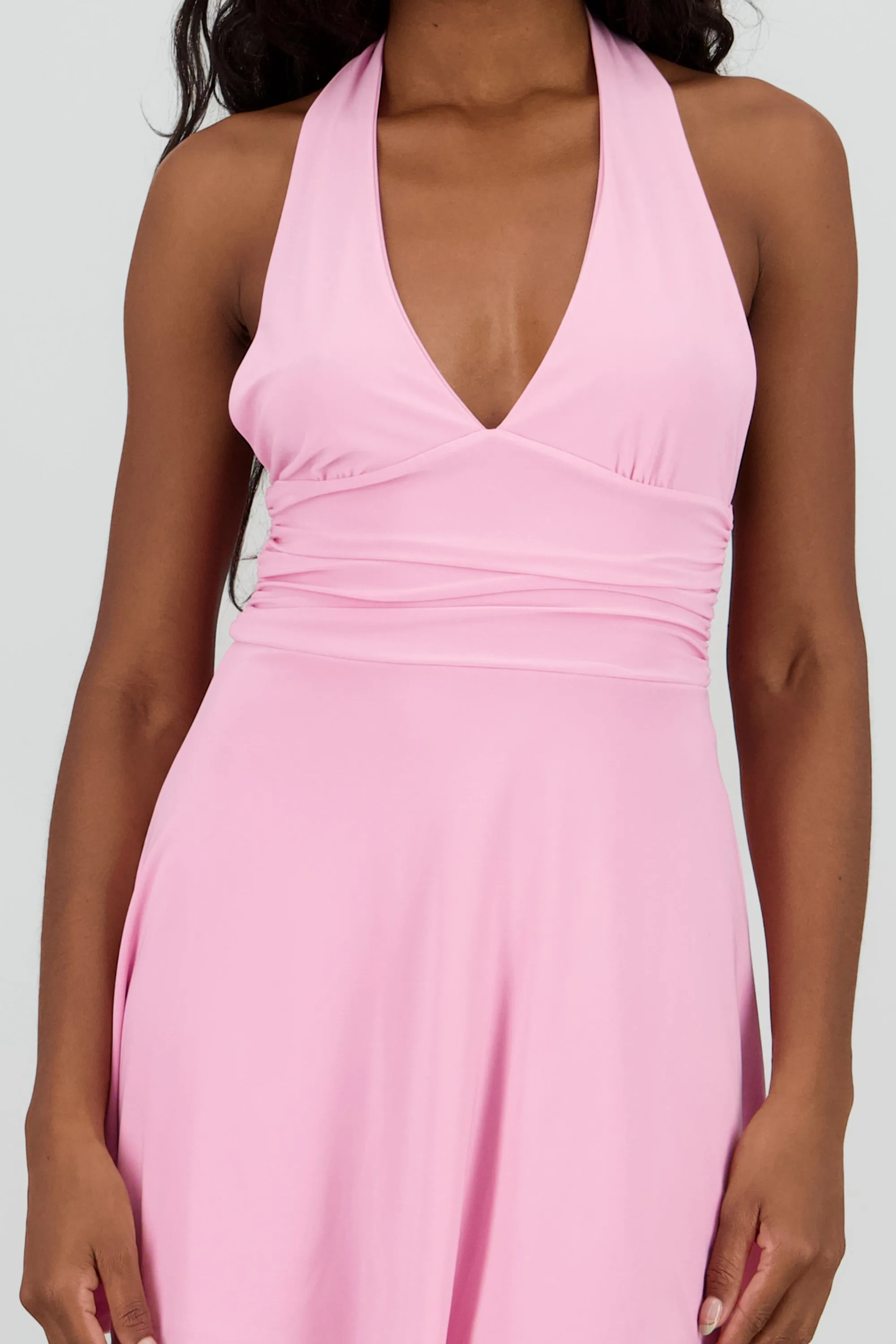 Vestido mini halter escote v drapeado sold by Shasa product image thumbnail 5