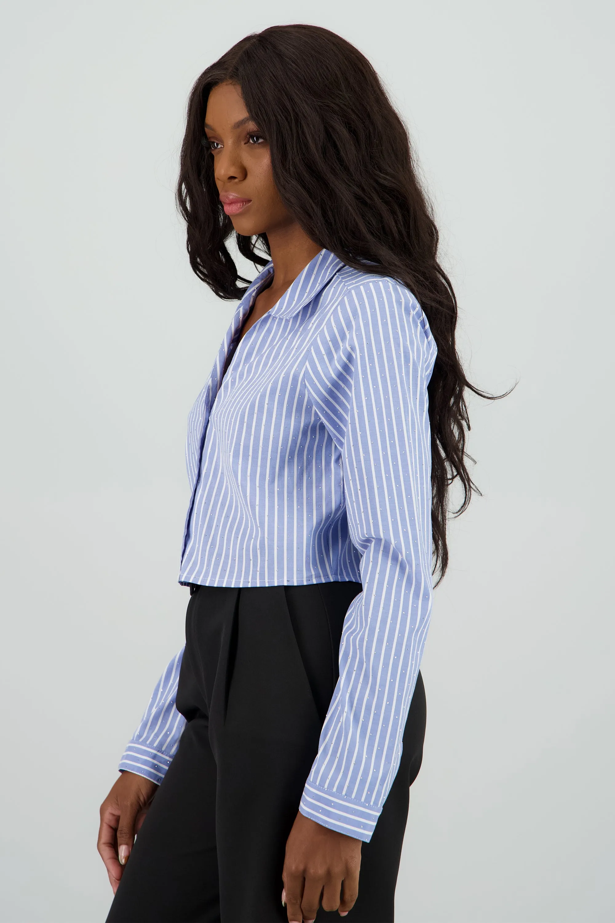 Camisa manga larga rayas con brillos sold by Shasa product image thumbnail 3