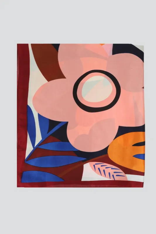 Pañuelo flores abstractas sold by Shasa