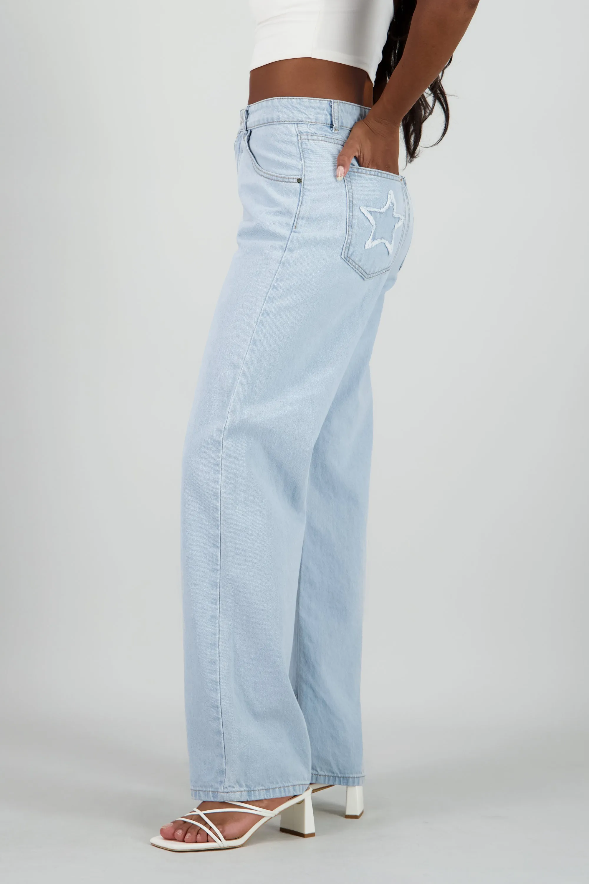 Jeans wide leg estrellas traseras sold by Shasa product image thumbnail 3