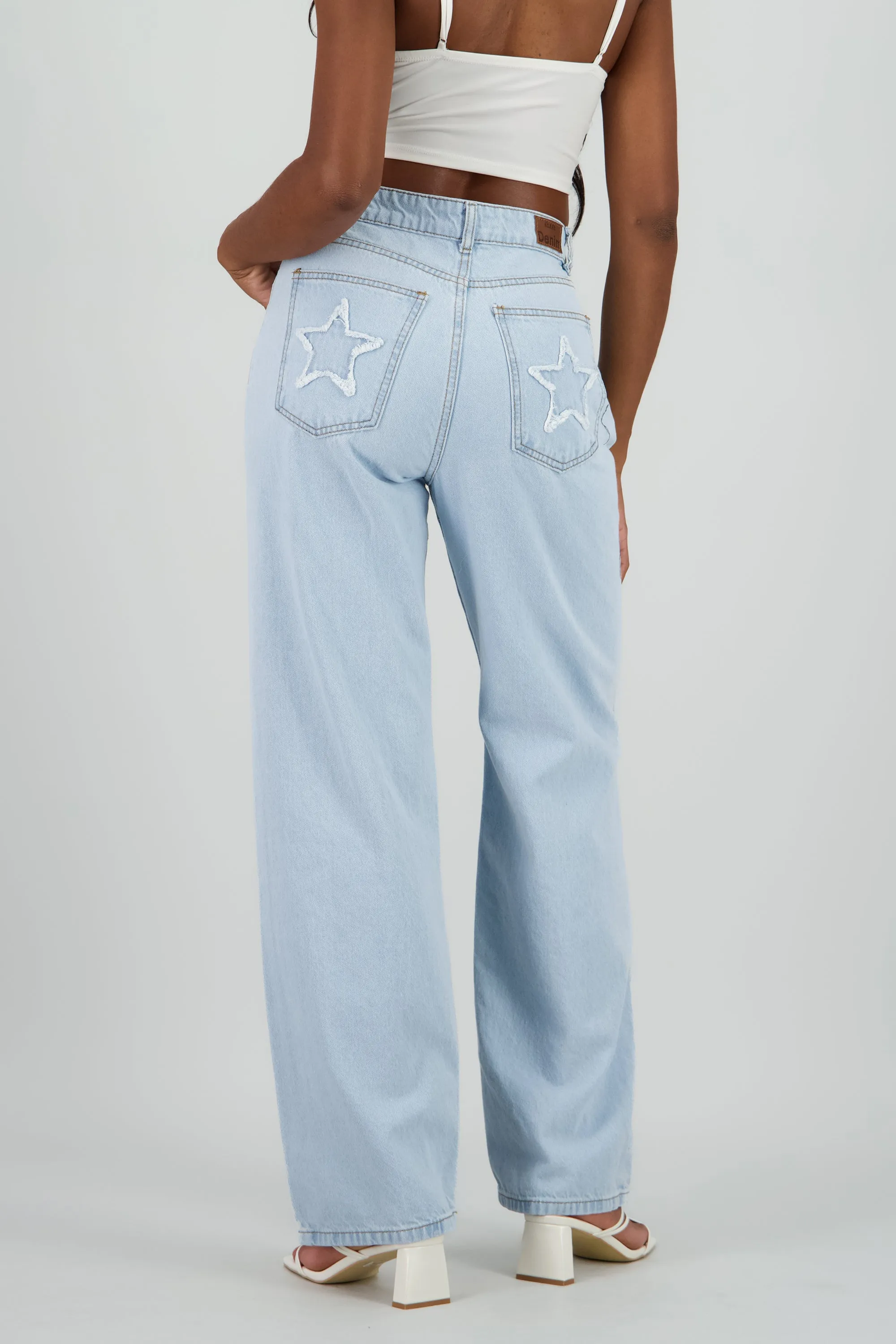 Jeans wide leg estrellas traseras sold by Shasa product image thumbnail 4