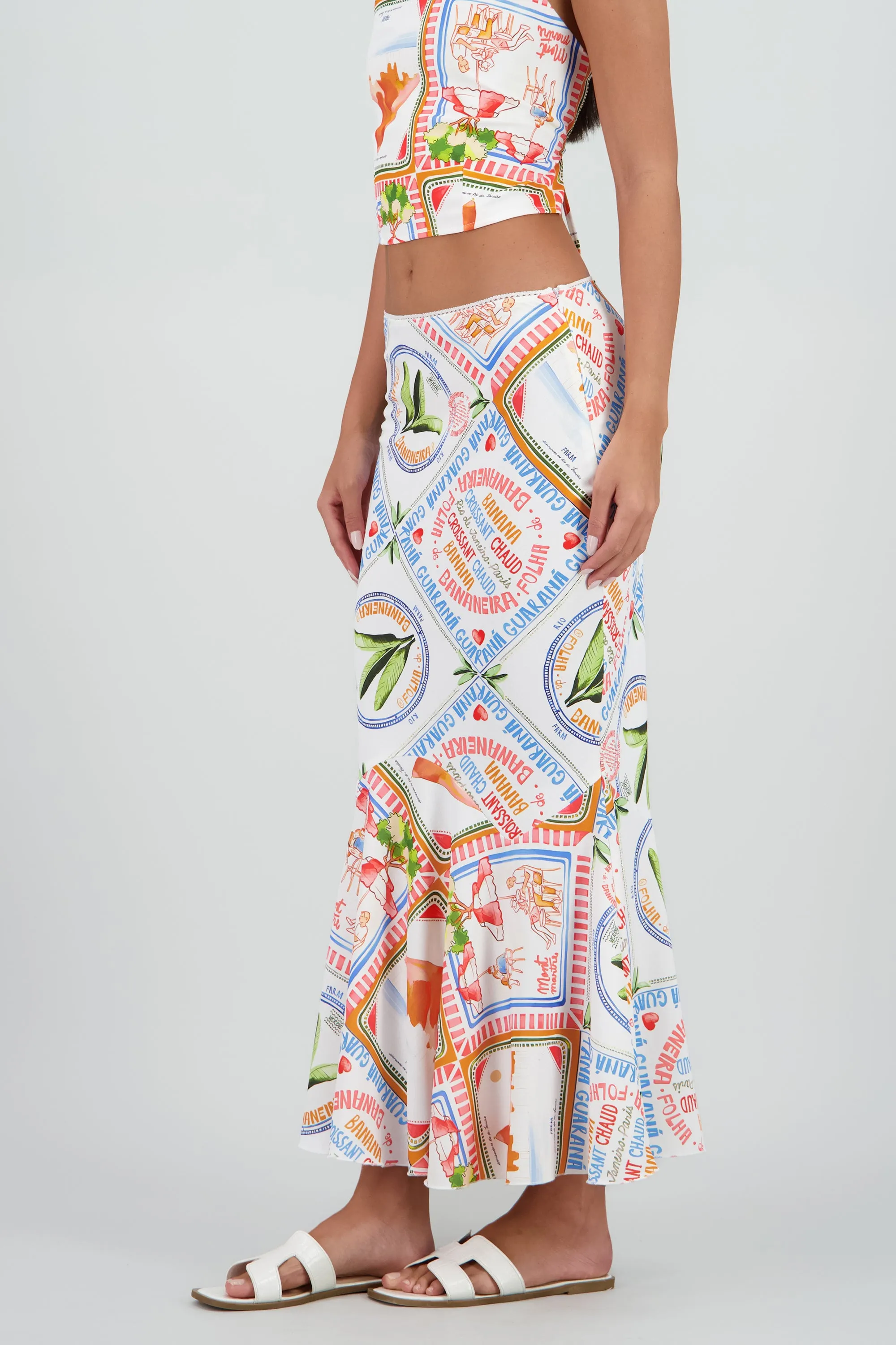 Falda midi estampado playa sold by Shasa product image thumbnail 3