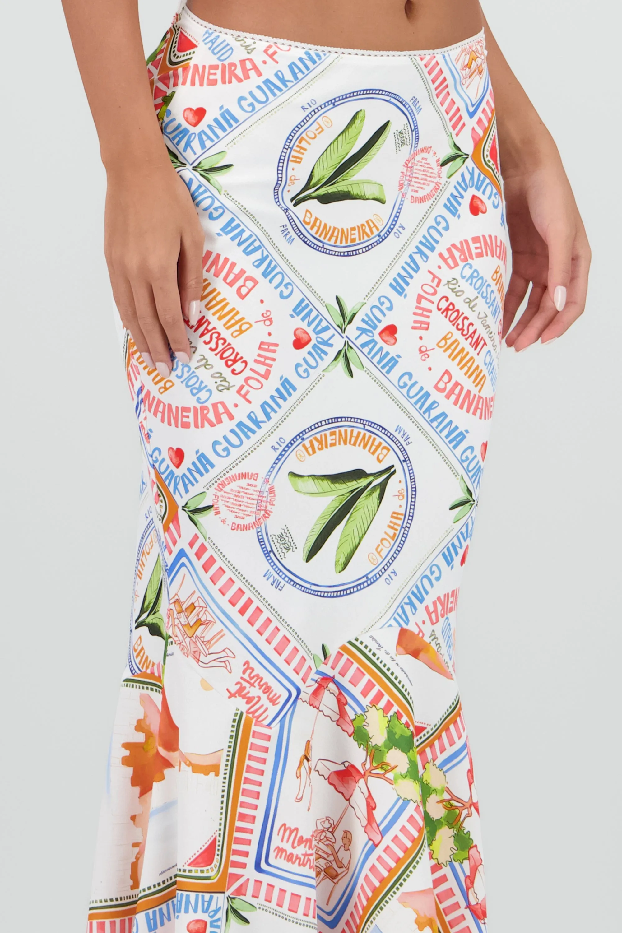 Falda midi estampado playa sold by Shasa product image thumbnail 5