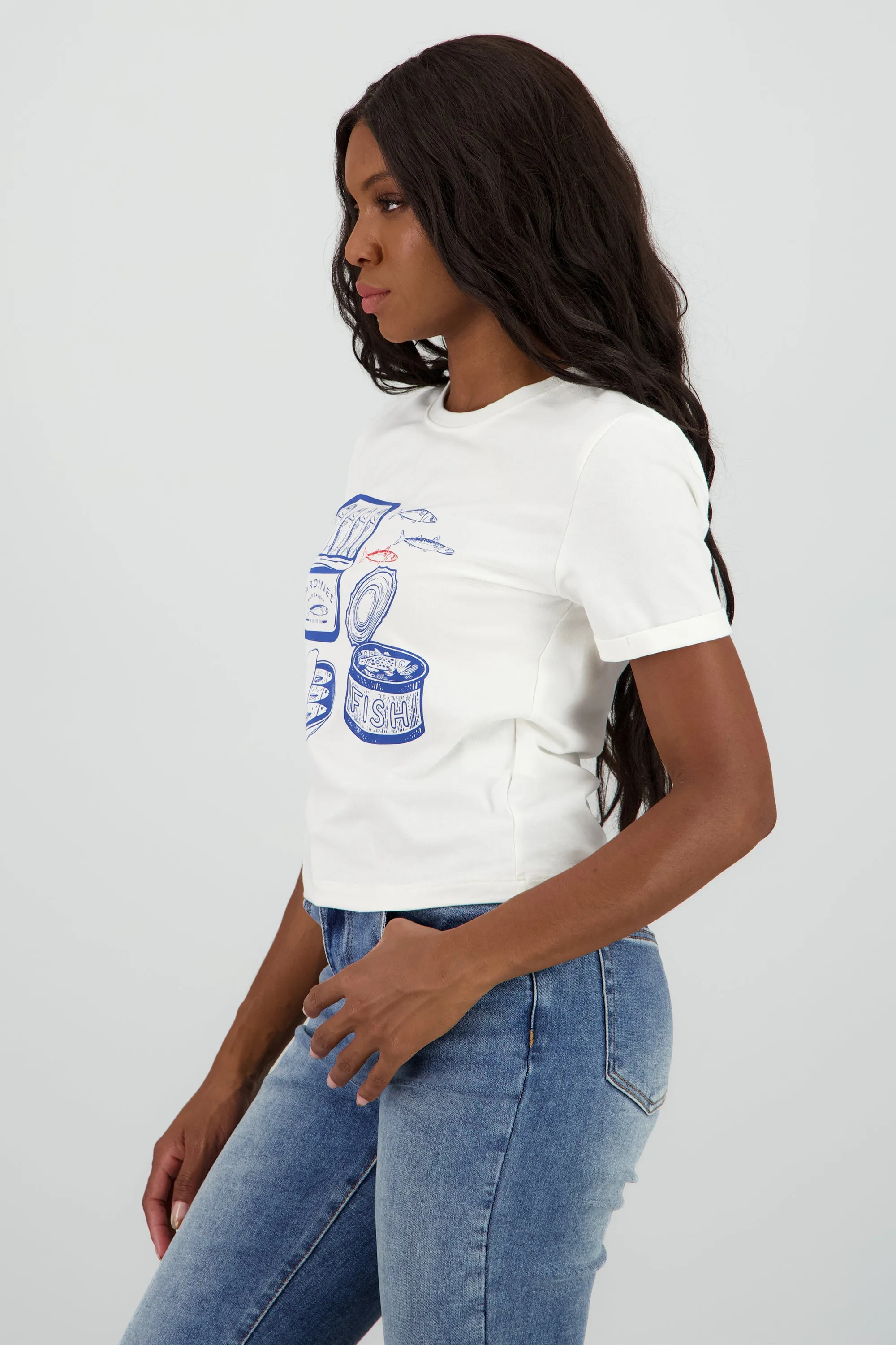 Playera estampada sardinas sold by Shasa product image thumbnail 3