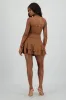 Vestido mini drapeado strapless sold by Shasa