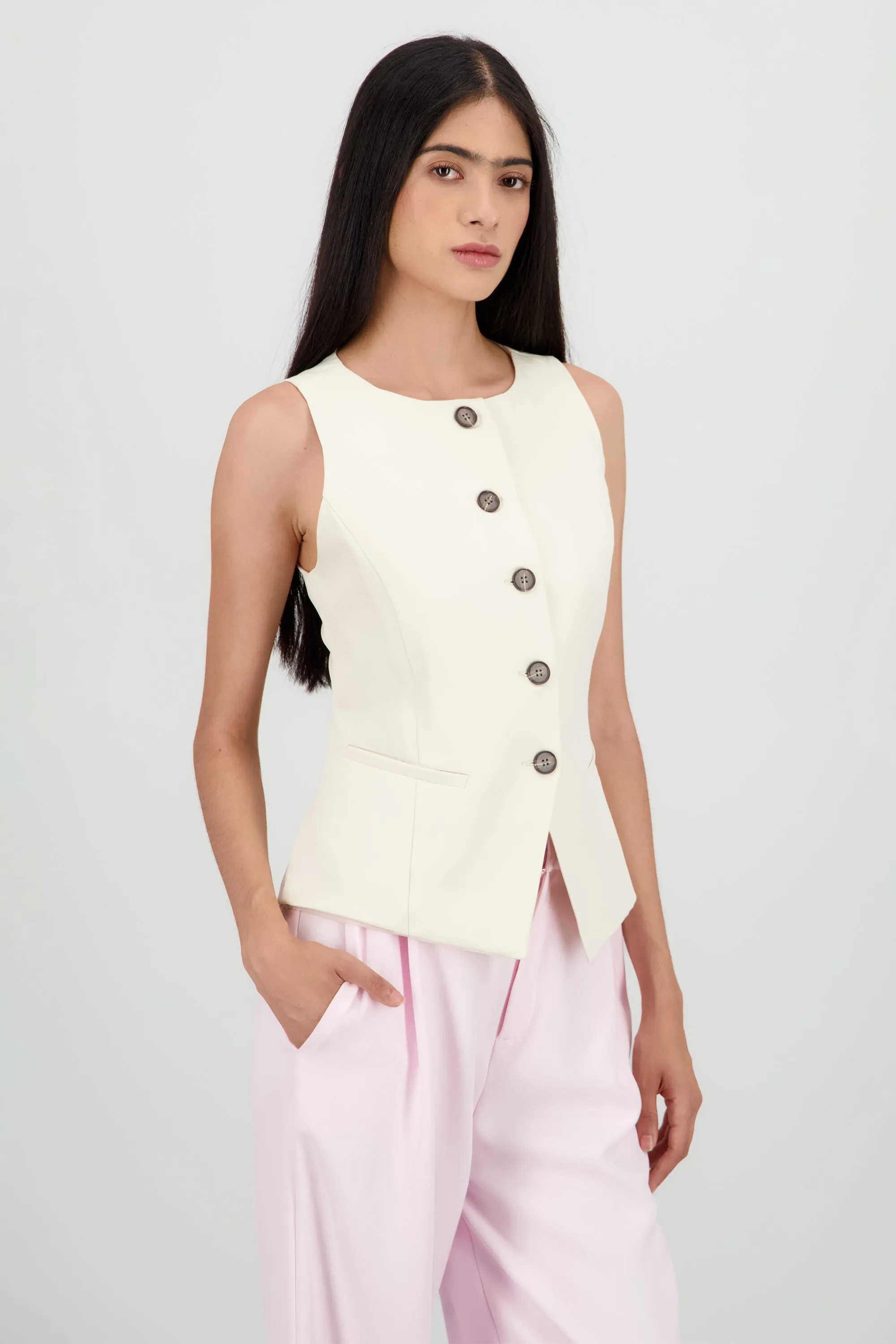 Chaleco largo sastre con botones Hypsters sold by Shasa product image thumbnail 3