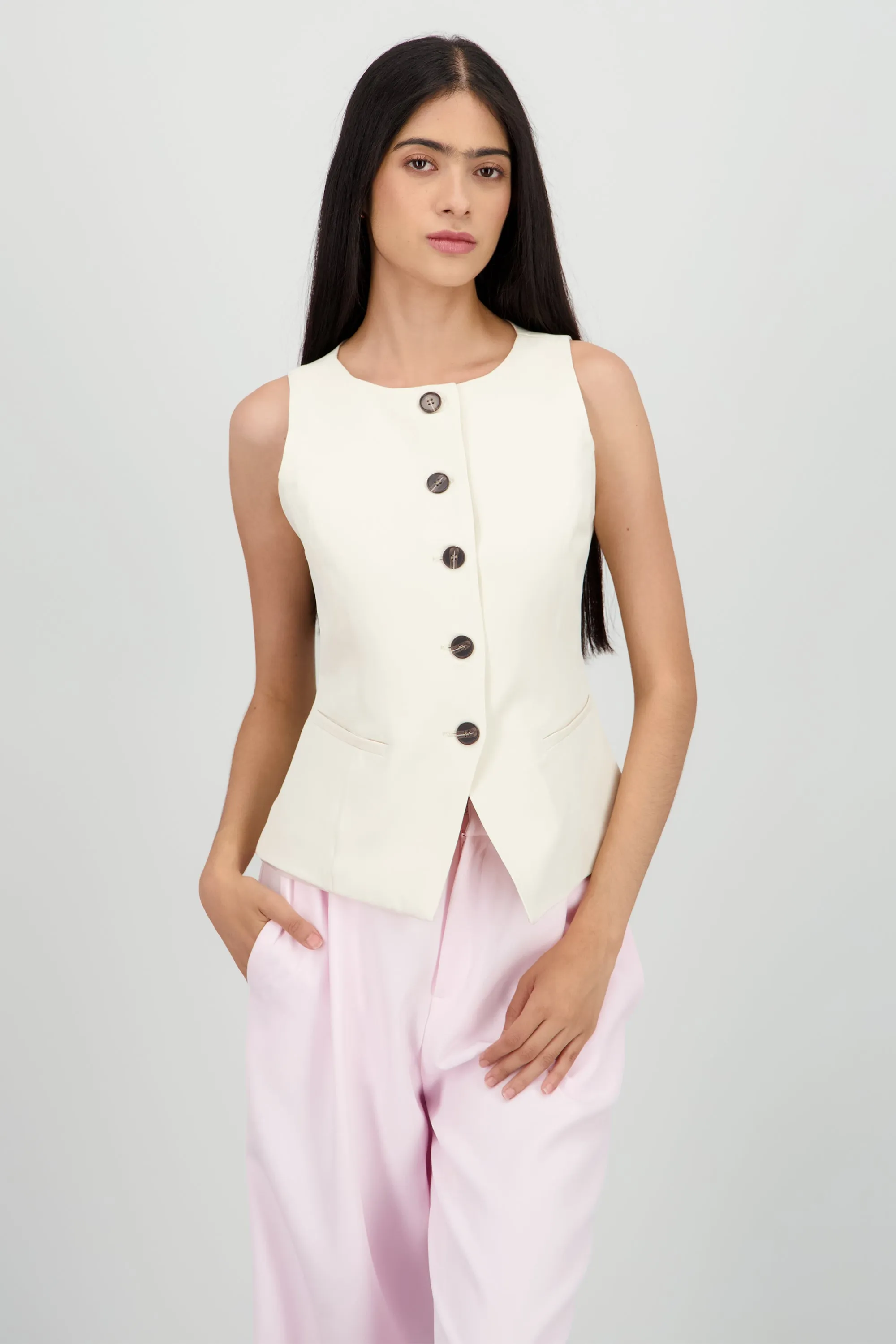 Chaleco largo sastre con botones Hypsters sold by Shasa product image thumbnail 2