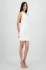 Vestido mini cuello cascada halter sold by Shasa