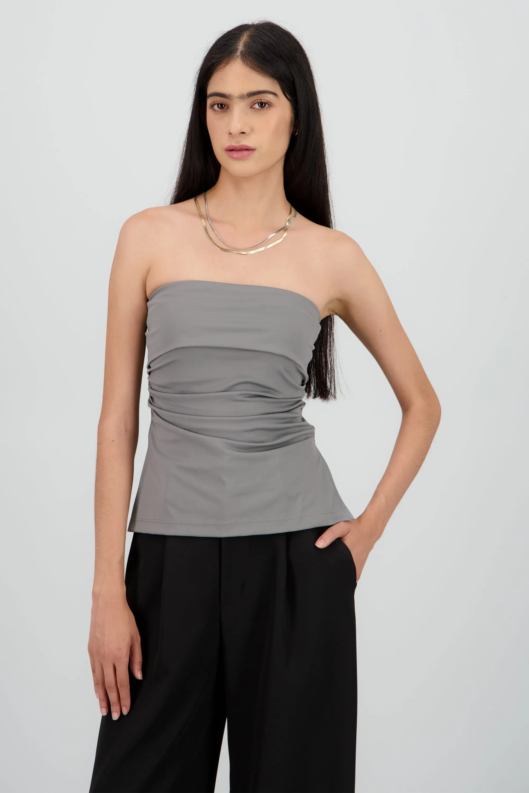 Top tubo con dobles escote sold by Shasa product image thumbnail 2