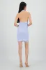 Vestido mini cuello cascada halter sold by Shasa