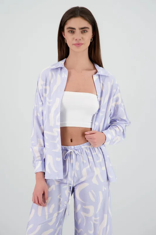 Camisa oversized detalle estampado sold by Shasa