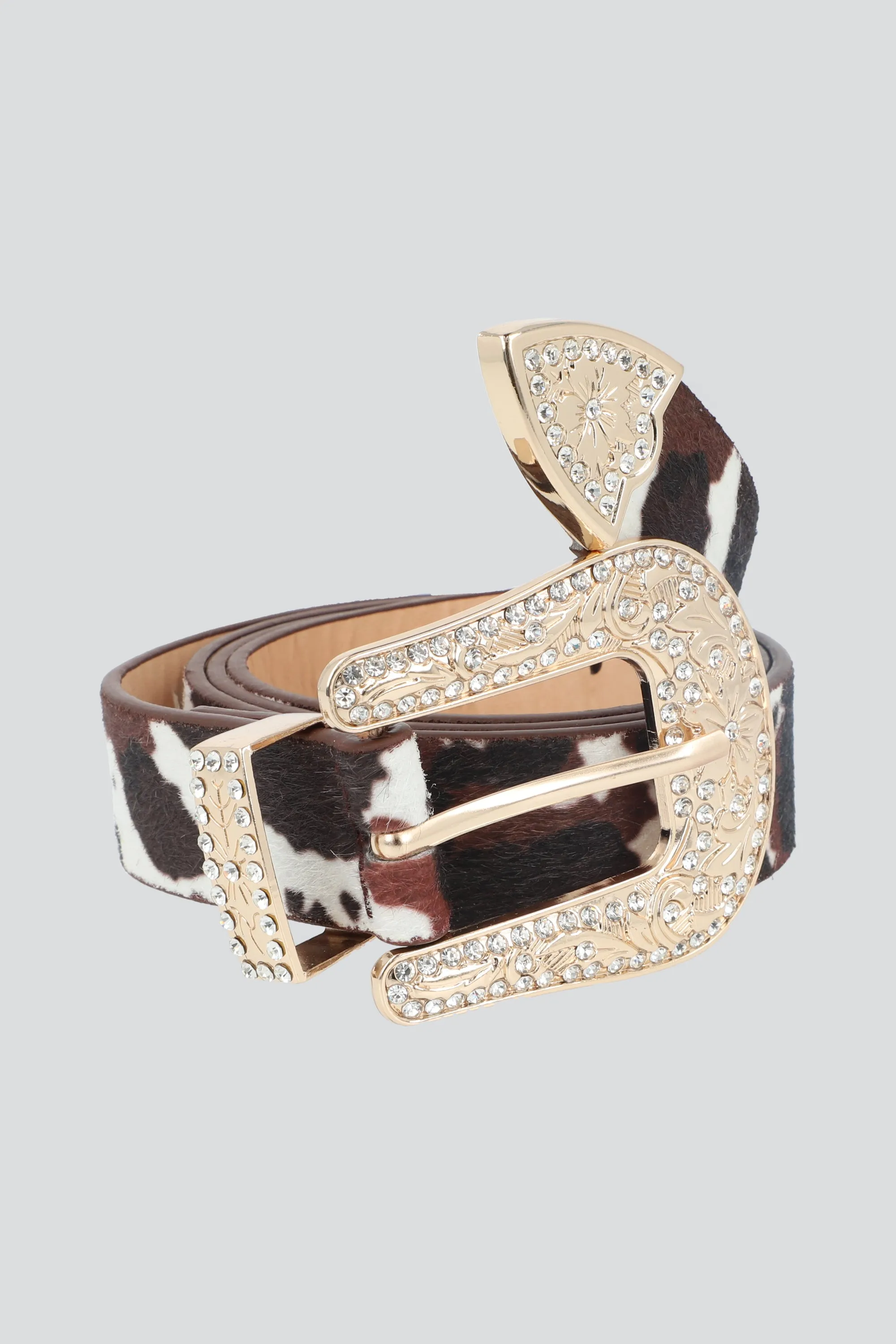 Cinturon hebilla western print vaca sold by Shasa product image thumbnail 2