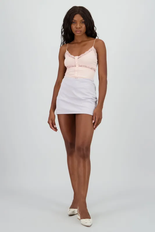 Falda short lisa sold by Shasa