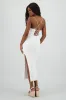 Vestido maxi red textura sold by Shasa