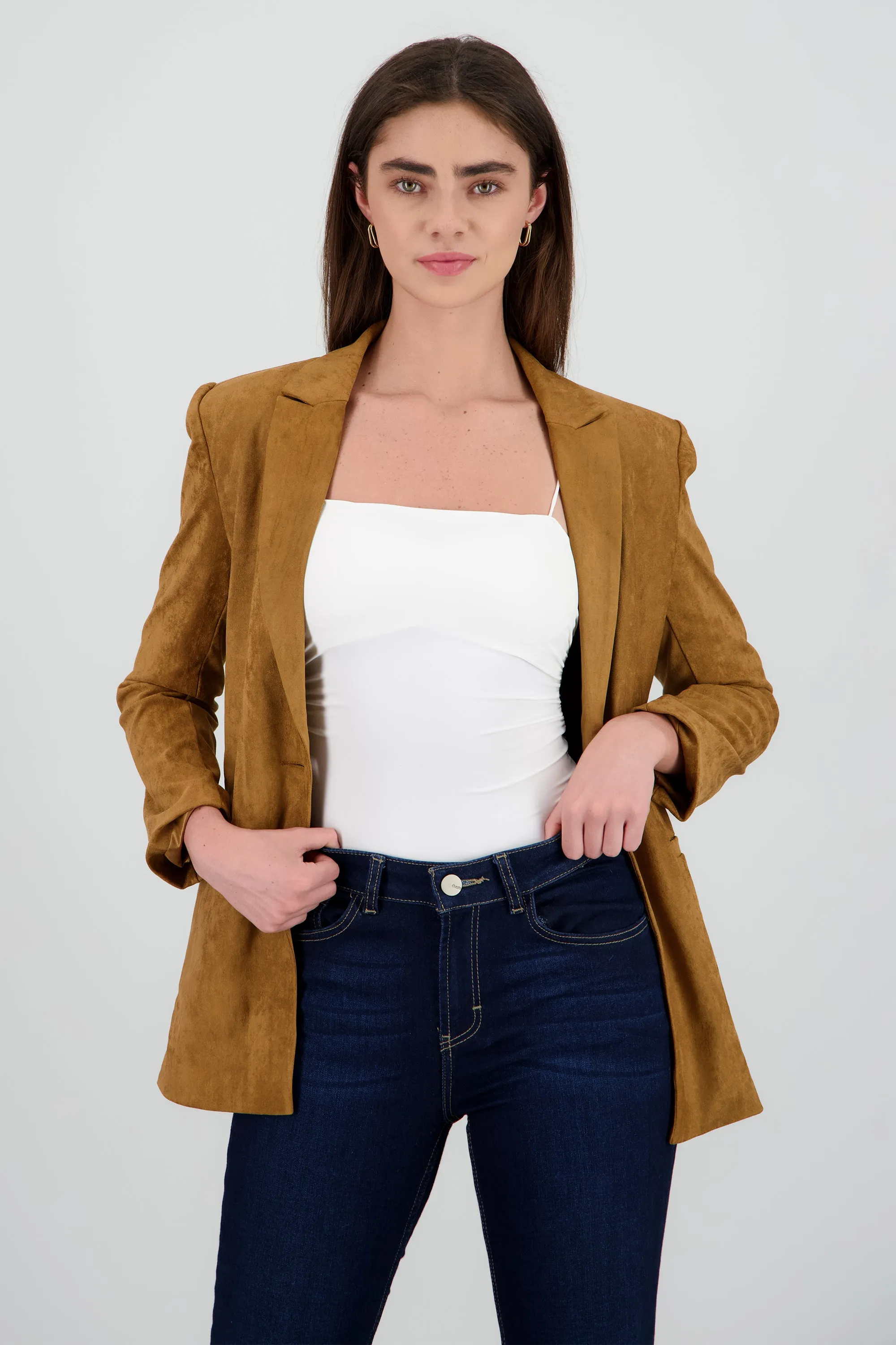 Saco de gamuza liso sold by Shasa