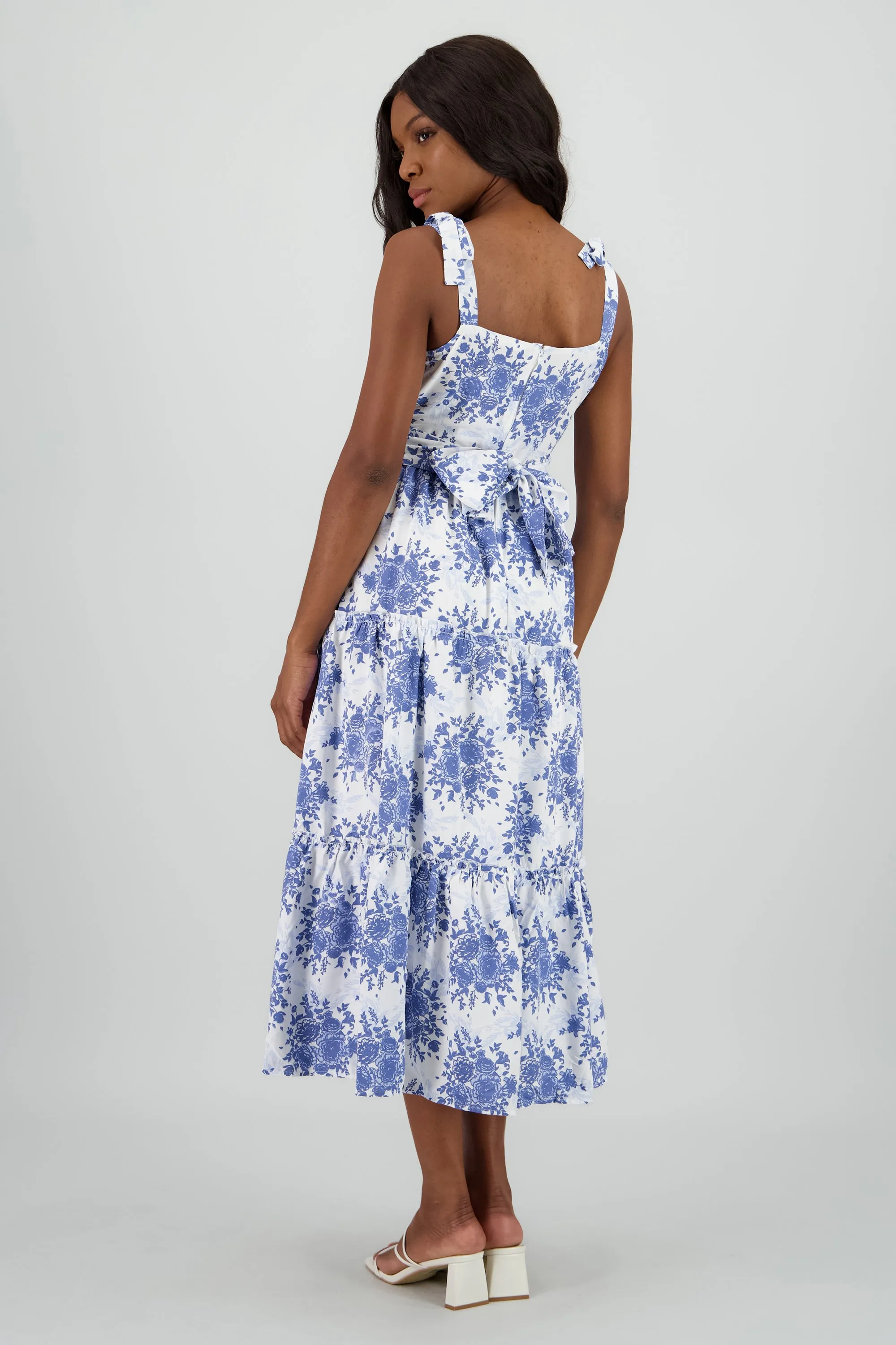 Vestido maxi olanes estampado flores sold by Shasa product image thumbnail 4
