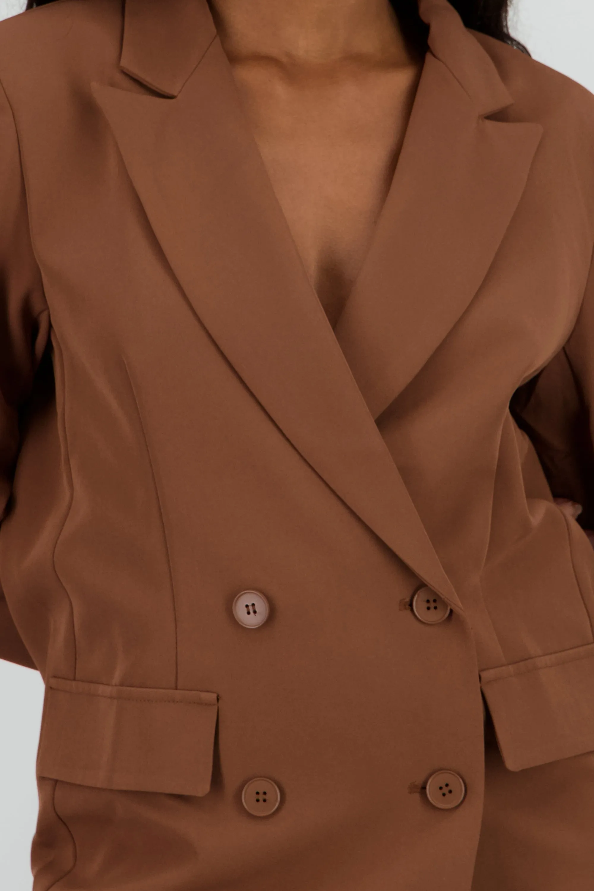 Saco oversized liso con estructura y botones sold by Shasa product image thumbnail 5