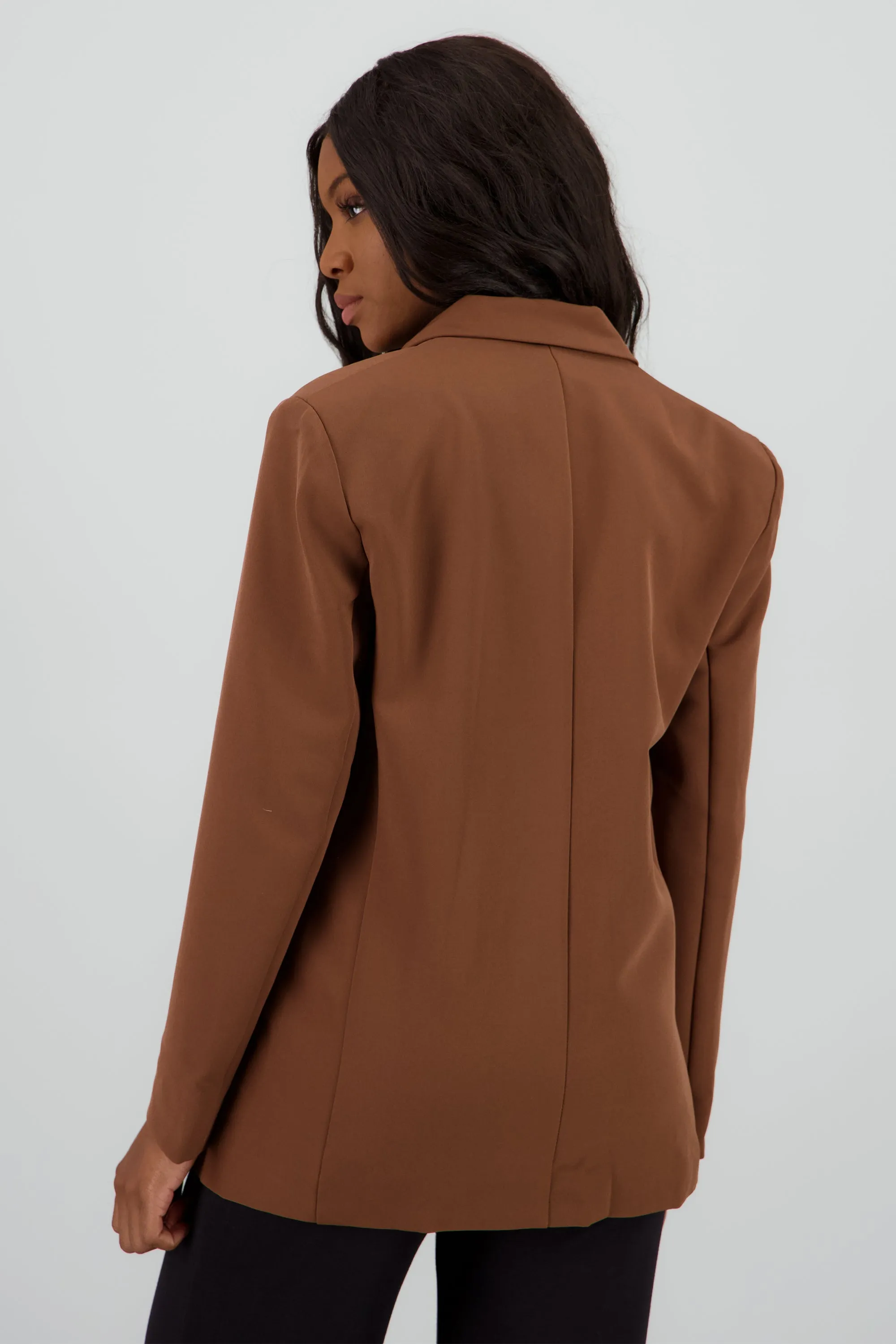 Saco oversized liso con estructura y botones sold by Shasa product image thumbnail 4