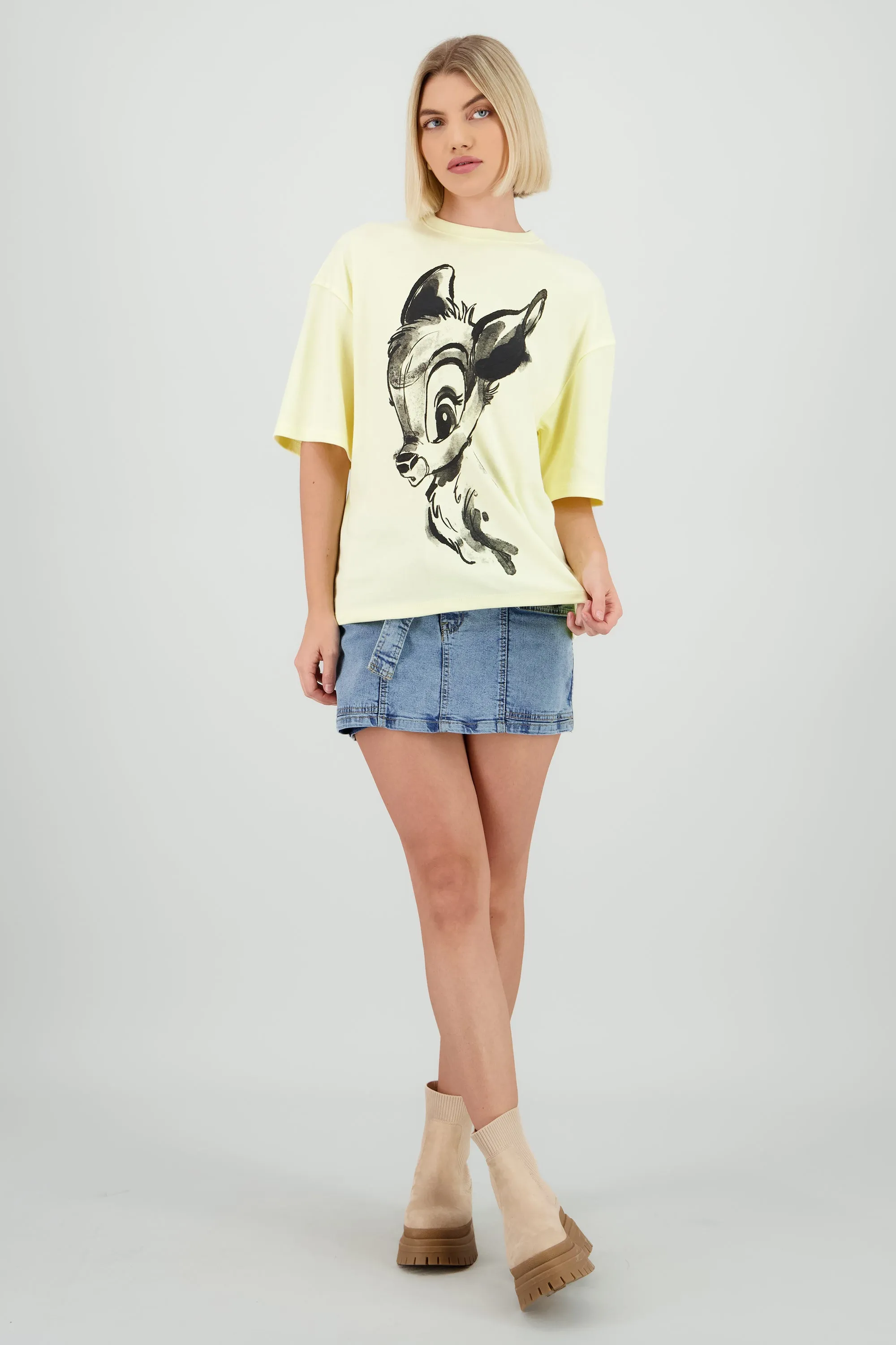 Playera over Bambi trazo sold by Shasa