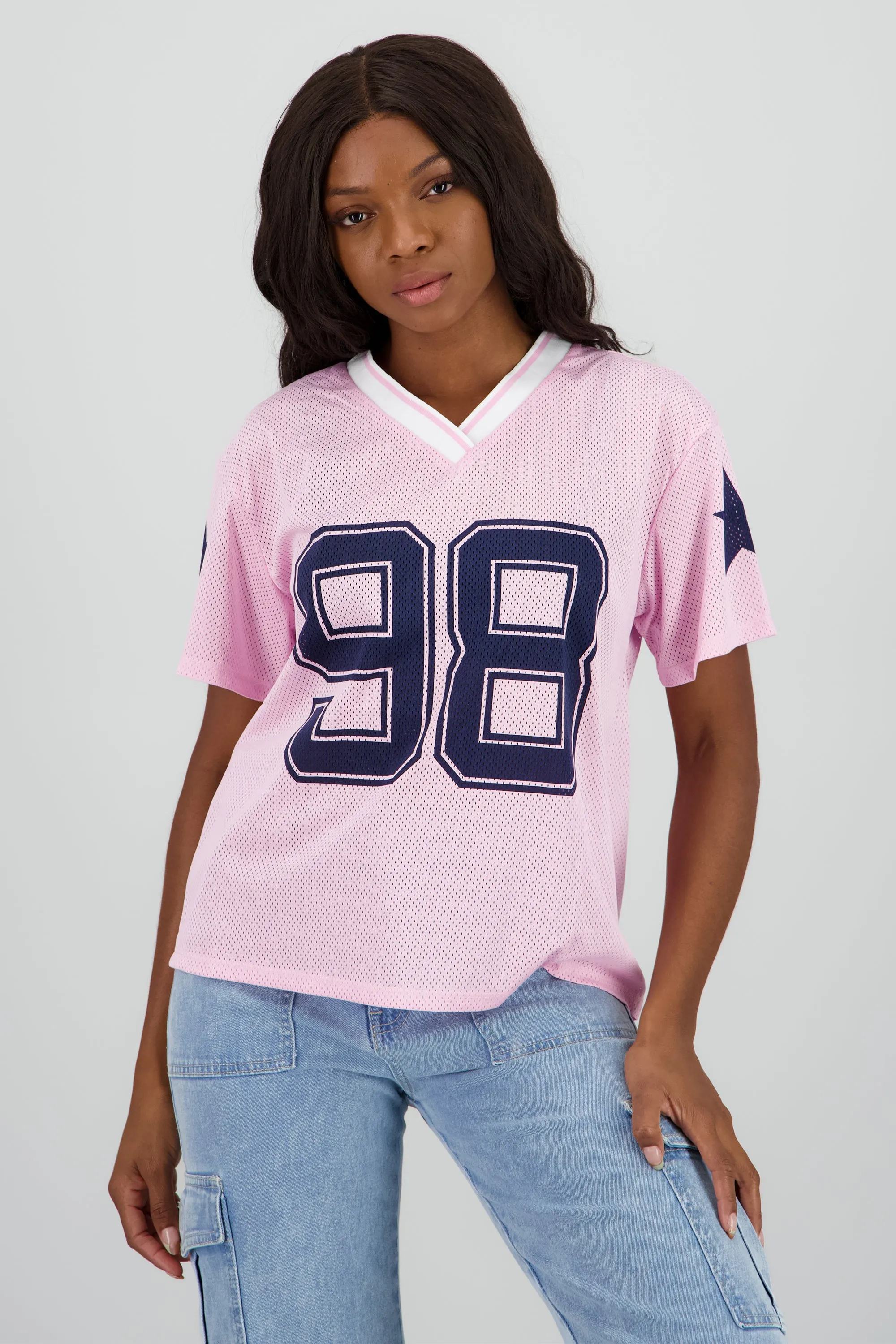 Playera over estampado numero sold by Shasa