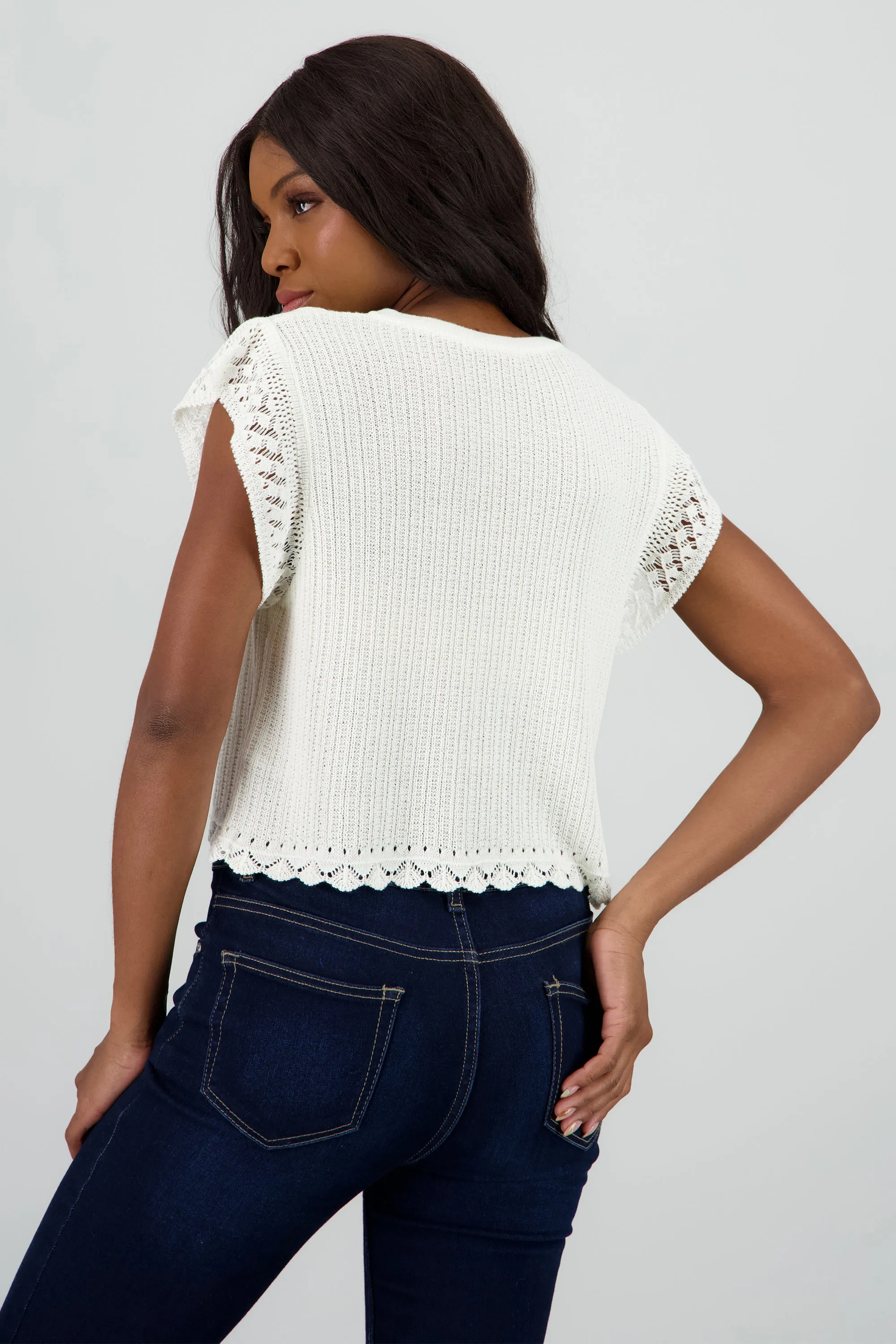 Chaleco liso detalle olanes sold by Shasa product image thumbnail 4