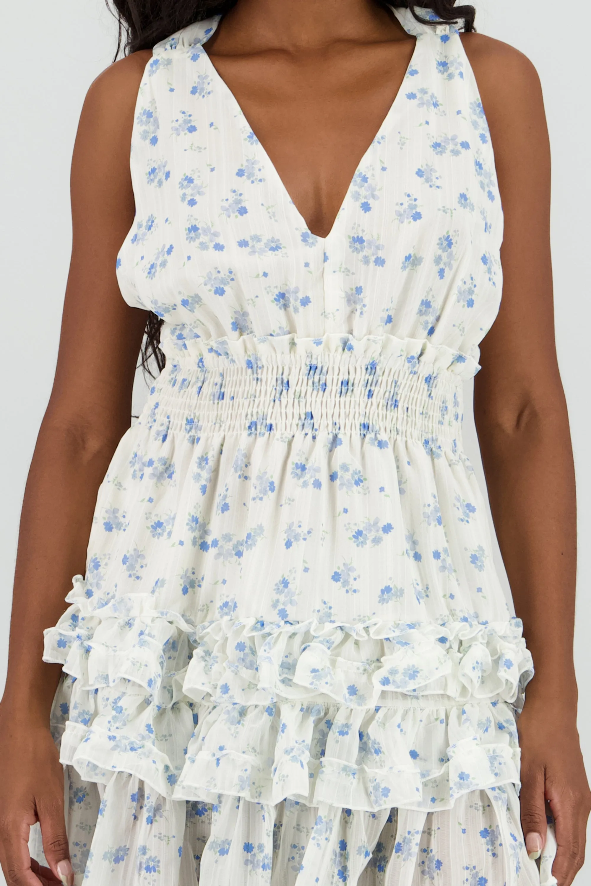 Vestido estampado con mini olanes sold by Shasa product image thumbnail 5