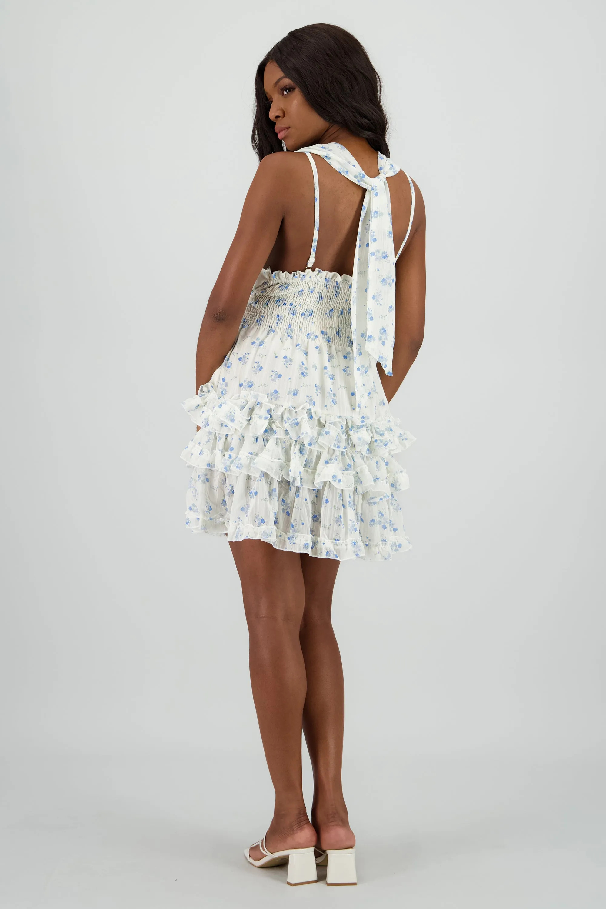 Vestido estampado con mini olanes sold by Shasa product image thumbnail 4