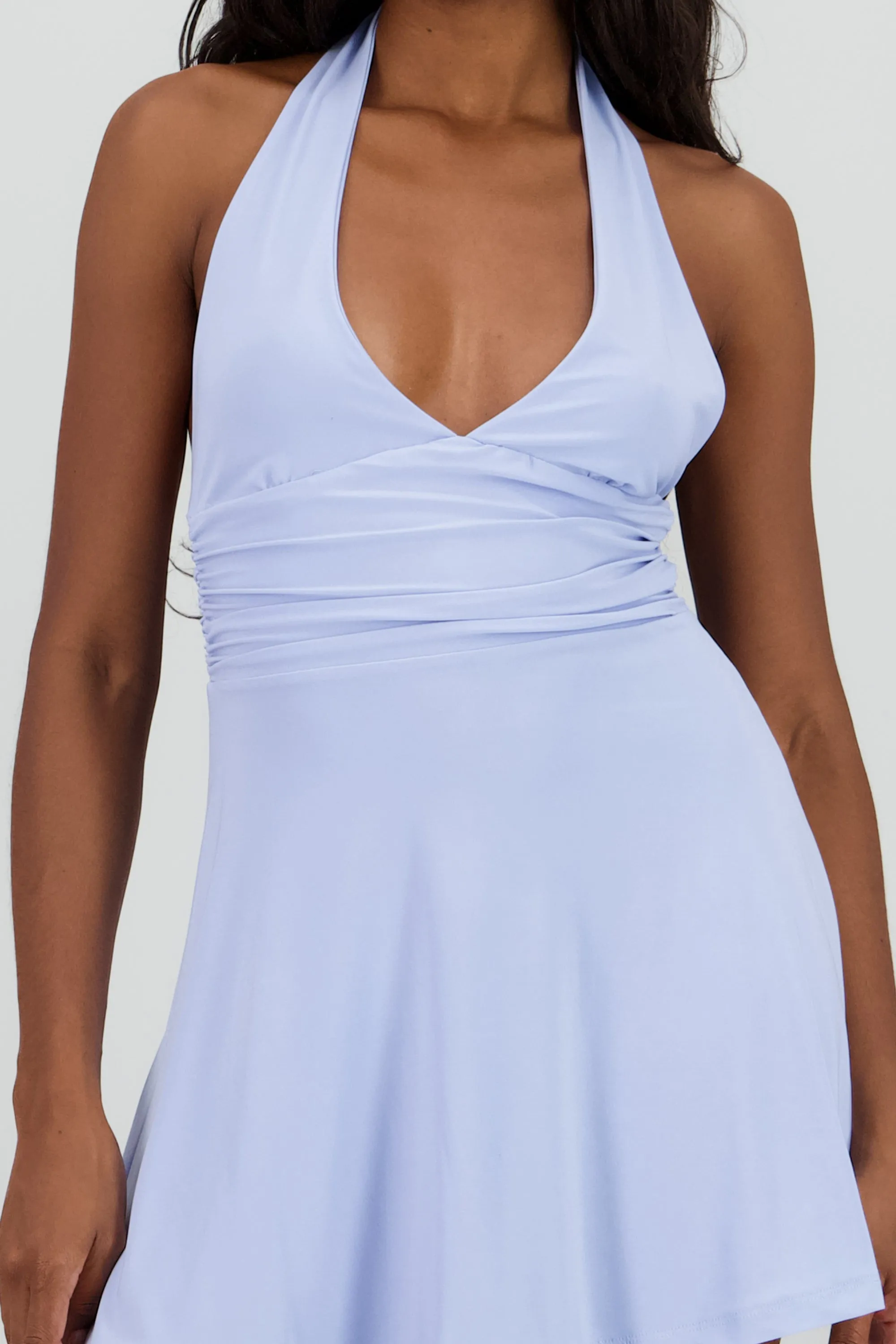 Vestido mini halter escote v drapeado sold by Shasa product image thumbnail 5