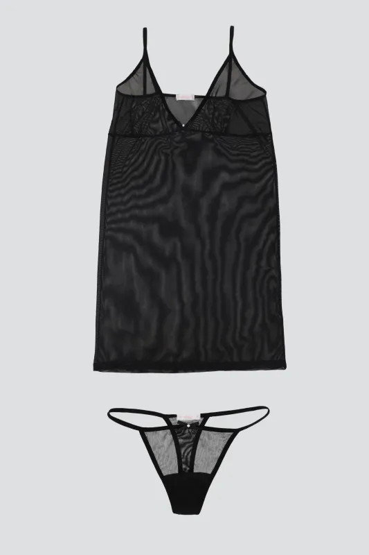 Vestido mesh tanga sold by Shasa