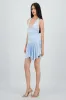Vestido mini halter drapeado sold by Shasa