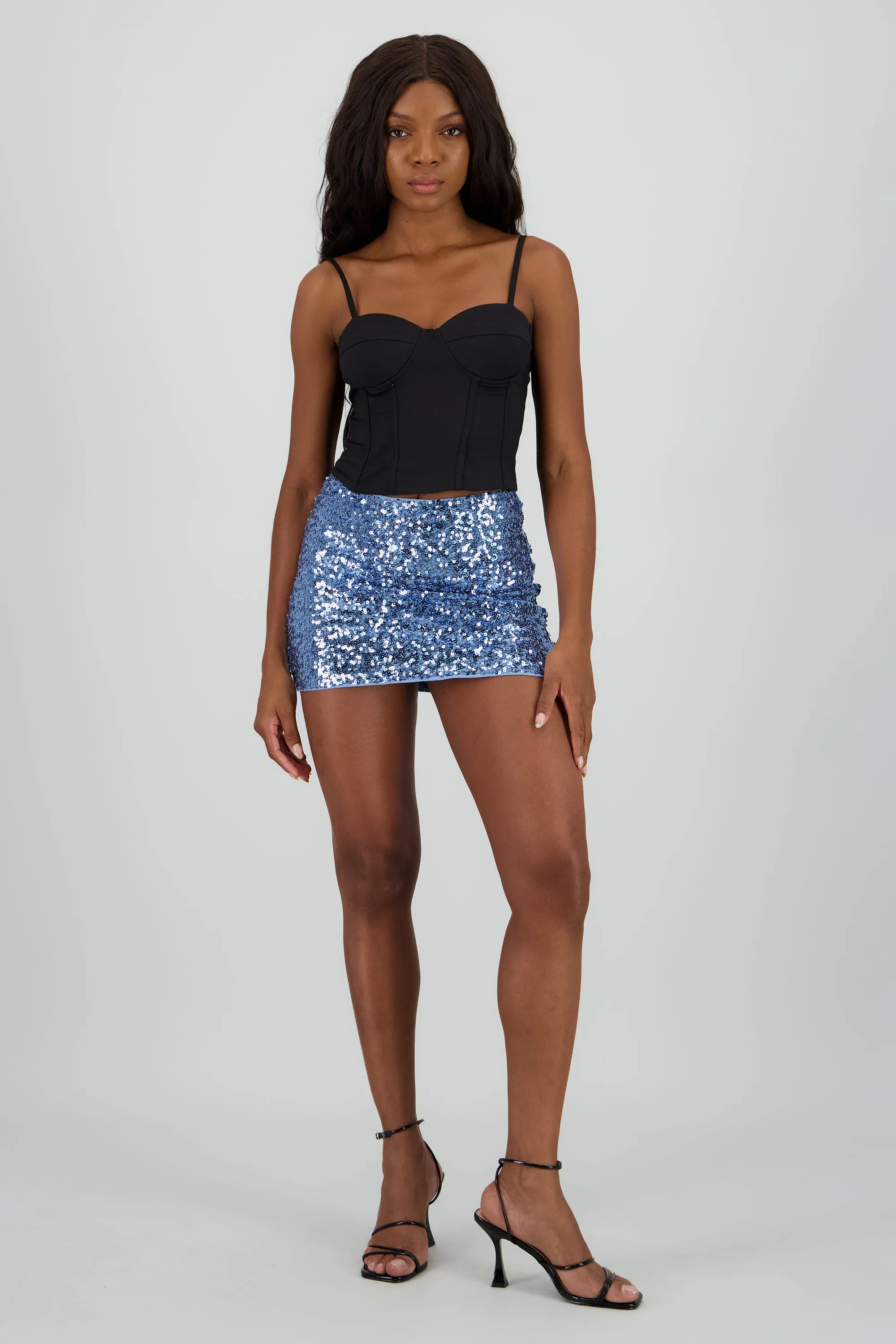 Falda lentejuelas mini sold by Shasa