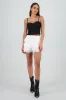 Shorts con detalle de pliegues bordado sold by Shasa