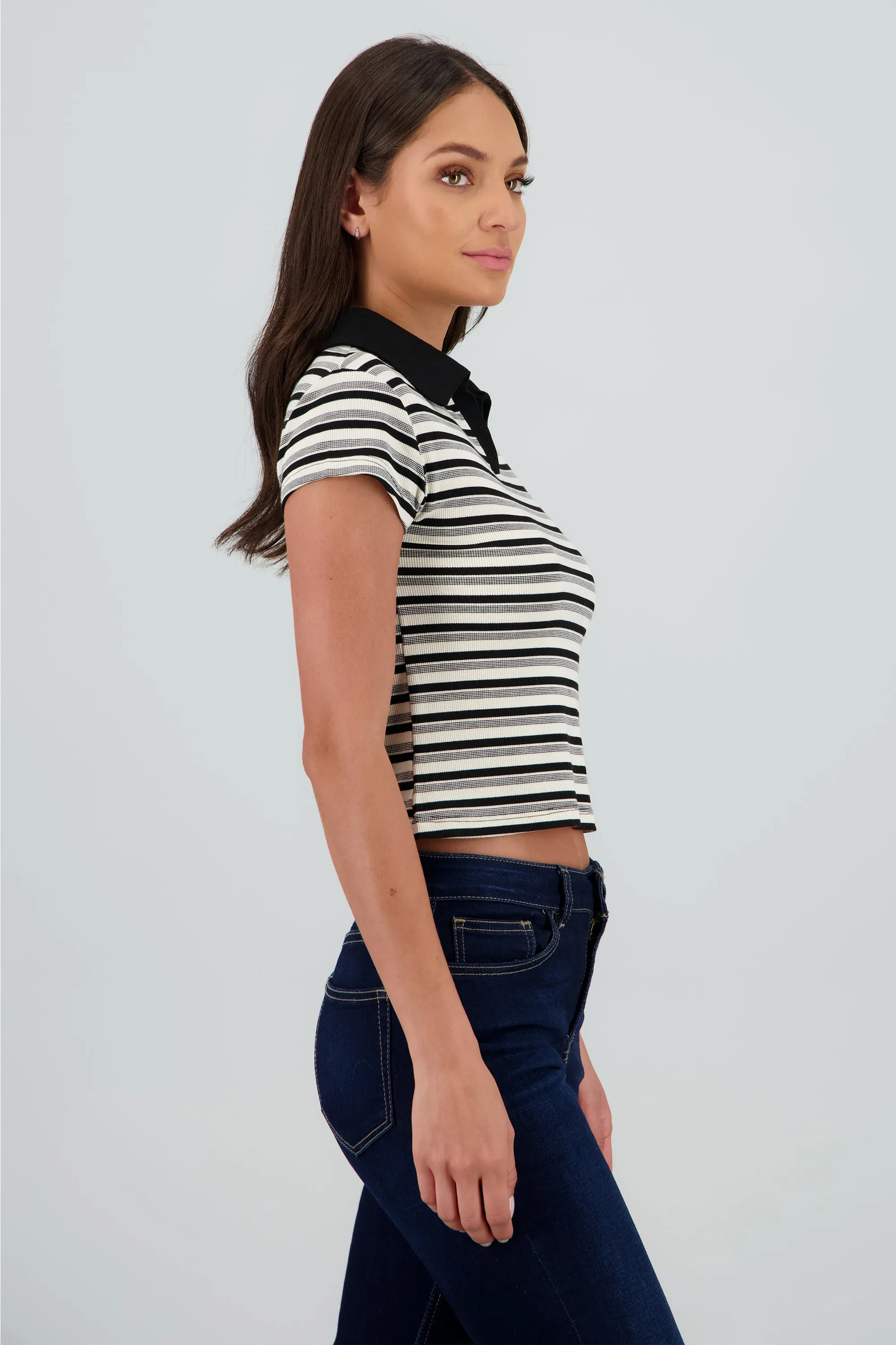 Playera de rayas de manga corta sold by Shasa product image thumbnail 3