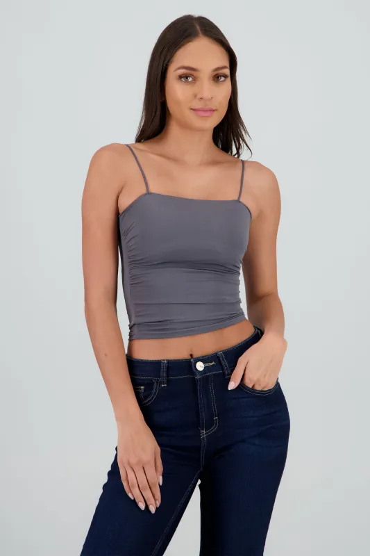 Top de tirantes con copas liso sold by Shasa