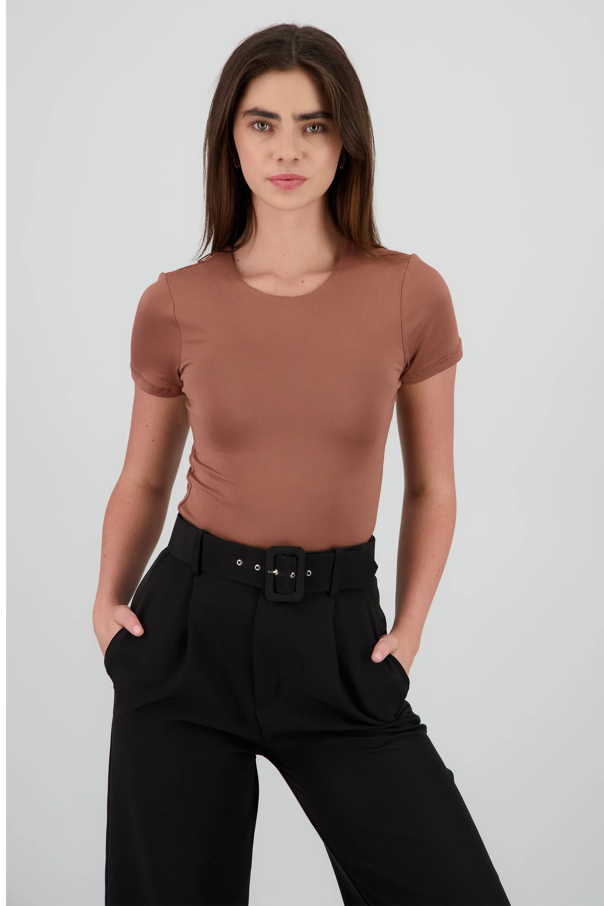 Top manga corta lisa sold by Shasa