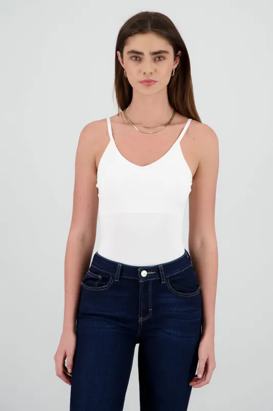 Body tirantes escote en V sold by Shasa