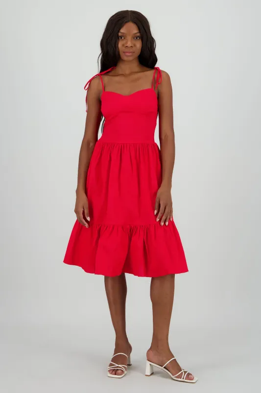 Vestido de tirantes mini detalle copas sold by Shasa